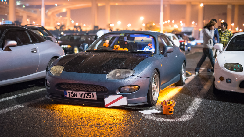 Illustration for article titled Japan's Halloween Car Party Is Out Of This World